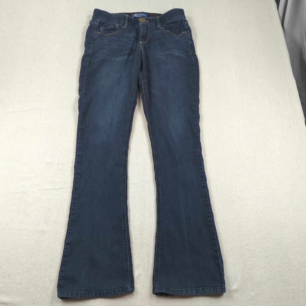 Democracy Jeans Womens 6 Blue Boot Cut Ab Solution Stretch Western Cowgirl‎